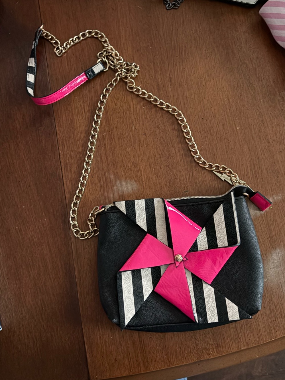 Betsey Johnson Pinwheel Crossbody